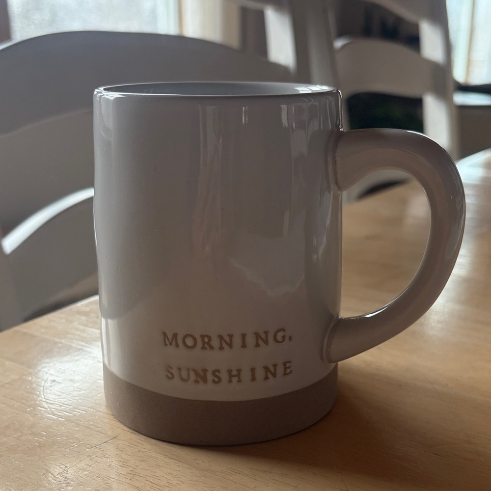 Hearth & Hand White and Tan Mug